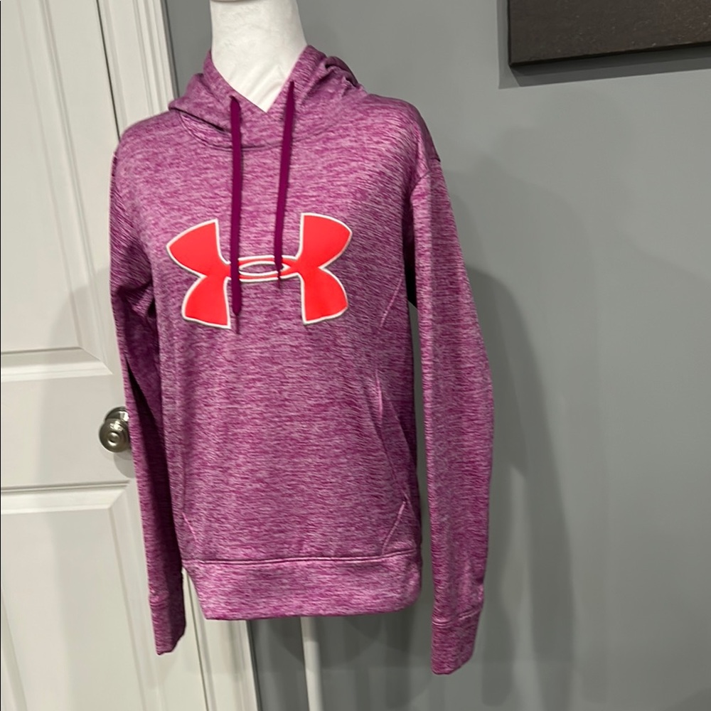 Under Armour Purple Hoodie with Red Logo